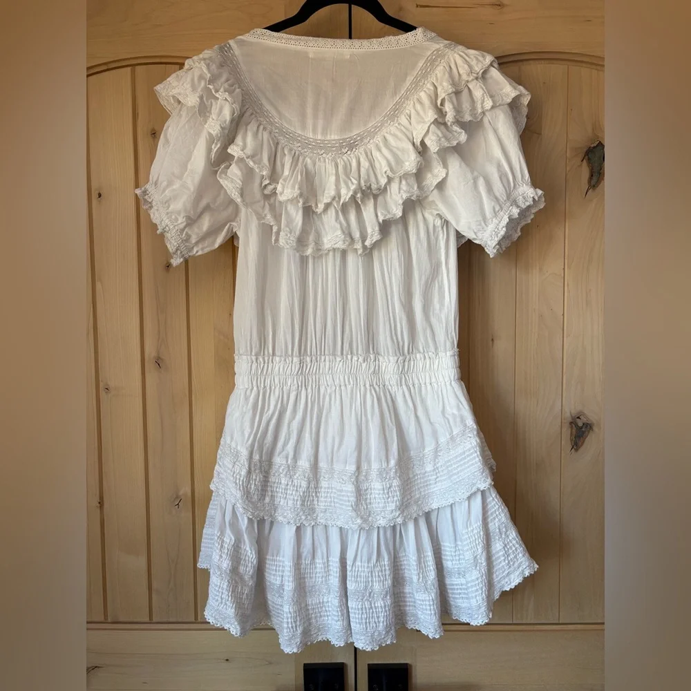 LoveShackFancy Liv Heritage Ruffle Dress - Picture 3 of 16